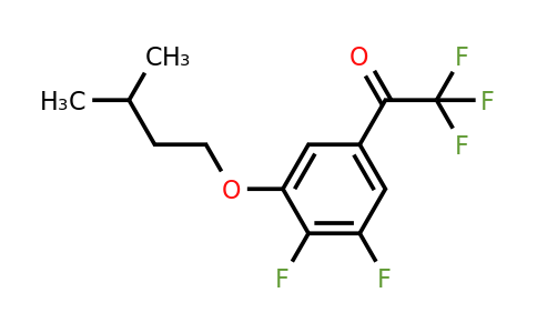 1443336-85-3 | 1-(3,4-Difluoro-5-(isopentyloxy)phenyl)-2,2,2-trifluoroethanone
