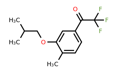 1443336-89-7 | 2,2,2-Trifluoro-1-(3-isobutoxy-4-methylphenyl)ethanone