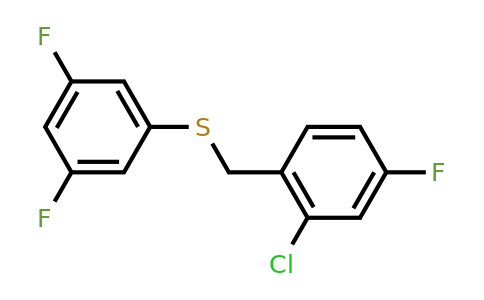 1443336-94-4 | (2-Chloro-4-fluorobenzyl)(3,5-difluorophenyl)sulfane
