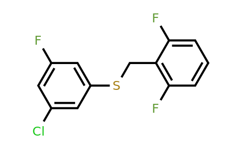 1443337-04-9 | (3-Chloro-5-fluorophenyl)(2,6-difluorobenzyl)sulfane
