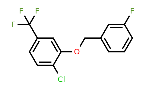 1443337-08-3 | 1-Chloro-2-((3-fluorobenzyl)oxy)-4-(trifluoromethyl)benzene