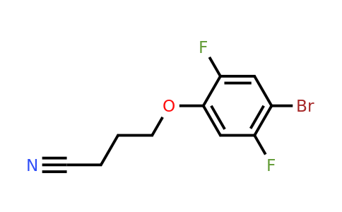 1443337-15-2 | 4-(4-Bromo-2,5-difluorophenoxy)butanenitrile