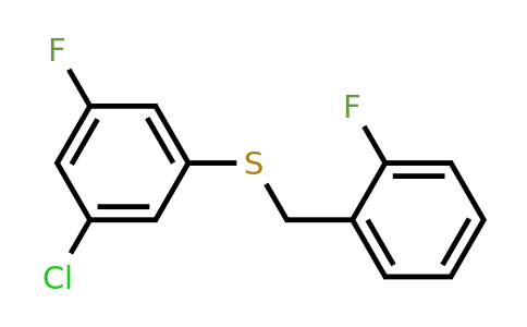 1443337-16-3 | (3-Chloro-5-fluorophenyl)(2-fluorobenzyl)sulfane