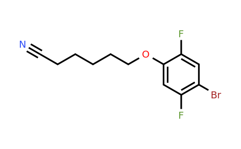 1443337-17-4 | 6-(4-Bromo-2,5-difluorophenoxy)hexanenitrile
