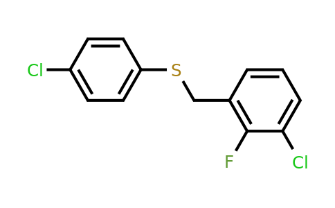 1443337-21-0 | (3-Chloro-2-fluorobenzyl)(4-chlorophenyl)sulfane
