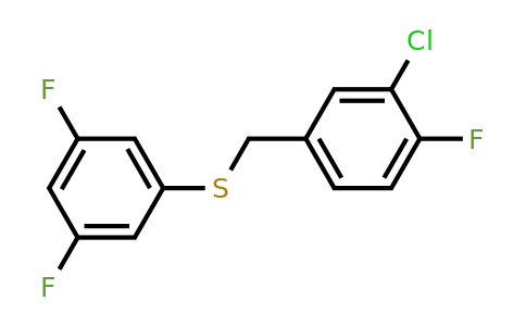 1443337-93-6 | (3-Chloro-4-fluorobenzyl)(3,5-difluorophenyl)sulfane