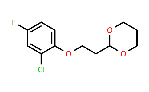 1443338-39-3 | 2-(2-(2-Chloro-4-fluorophenoxy)ethyl)-1,3-dioxane