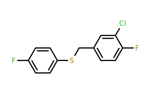 1443340-65-5 | (3-Chloro-4-fluorobenzyl)(4-fluorophenyl)sulfane