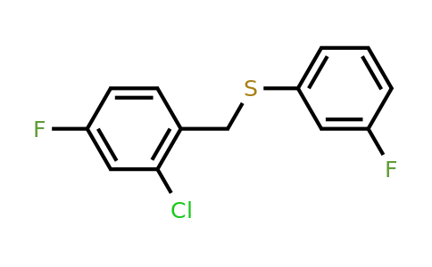 1443340-87-1 | (2-Chloro-4-fluorobenzyl)(3-fluorophenyl)sulfane