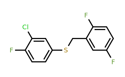 1443340-98-4 | (3-Chloro-4-fluorophenyl)(2,5-difluorobenzyl)sulfane