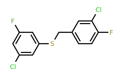 1443341-10-3 | (3-Chloro-4-fluorobenzyl)(3-chloro-5-fluorophenyl)sulfane