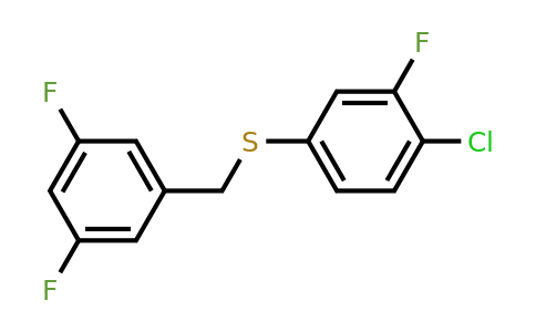 1443341-17-0 | (4-Chloro-3-fluorophenyl)(3,5-difluorobenzyl)sulfane