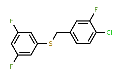 1443341-35-2 | (4-Chloro-3-fluorobenzyl)(3,5-difluorophenyl)sulfane