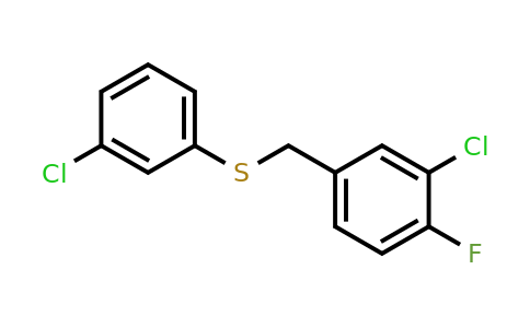 1443341-41-0 | (3-Chloro-4-fluorobenzyl)(3-chlorophenyl)sulfane