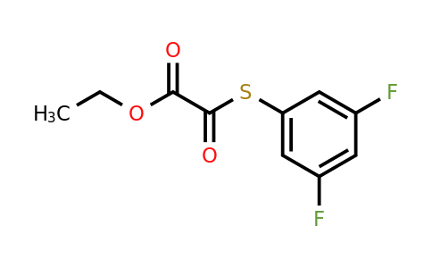 1443342-29-7 | Ethyl 2-((3,5-difluorophenyl)thio)-2-oxoacetate
