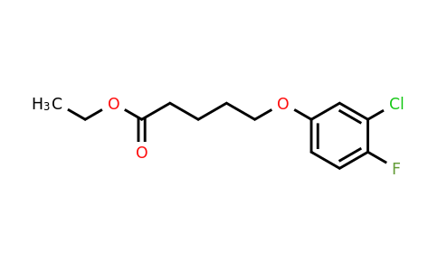 1443342-32-2 | Ethyl 5-(3-chloro-4-fluorophenoxy)pentanoate