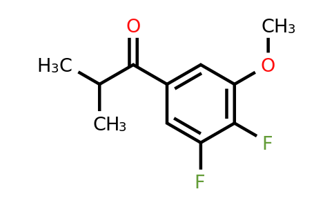 1443342-37-7 | 1-(3,4-Difluoro-5-methoxyphenyl)-2-methylpropan-1-one