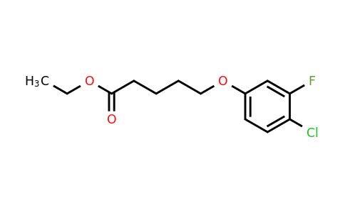 1443342-43-5 | Ethyl 5-(4-chloro-3-fluorophenoxy)pentanoate