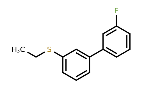 1443342-76-4 | Ethyl(3'-fluoro-[1,1'-biphenyl]-3-yl)sulfane