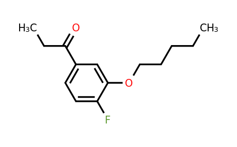 1443342-89-9 | 1-(4-Fluoro-3-(pentyloxy)phenyl)propan-1-one