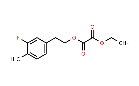 1443343-24-5 | Ethyl 3-fluoro-4-methylphenethyl oxalate