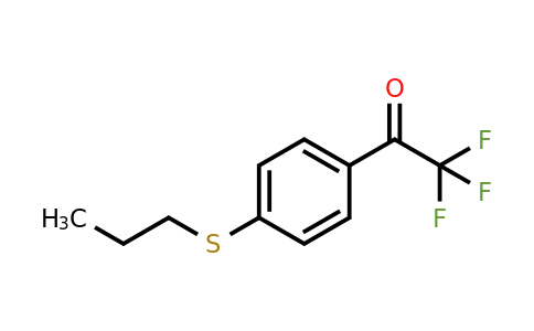 1443343-29-0 | 2,2,2-Trifluoro-1-(4-(propylthio)phenyl)ethanone