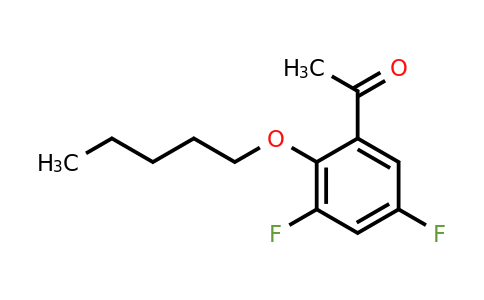 1443343-84-7 | 1-(3,5-Difluoro-2-(pentyloxy)phenyl)ethanone