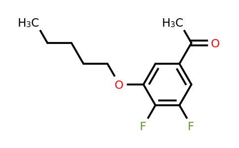 1443343-95-0 | 1-(3,4-Difluoro-5-(pentyloxy)phenyl)ethanone