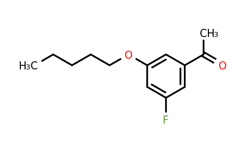 1443343-96-1 | 1-(3-Fluoro-5-(pentyloxy)phenyl)ethanone