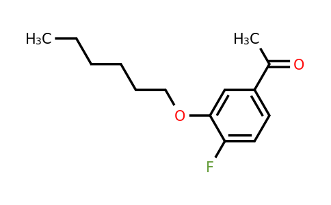1443344-06-6 | 1-(4-Fluoro-3-(hexyloxy)phenyl)ethanone