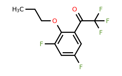 1443344-11-3 | 1-(3,5-Difluoro-2-propoxyphenyl)-2,2,2-trifluoroethanone