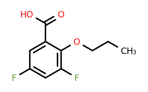 1443344-16-8 | 3,5-Difluoro-2-propoxybenzoic acid