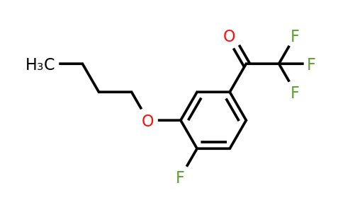 1443344-43-1 | 1-(3-Butoxy-4-fluorophenyl)-2,2,2-trifluoroethanone