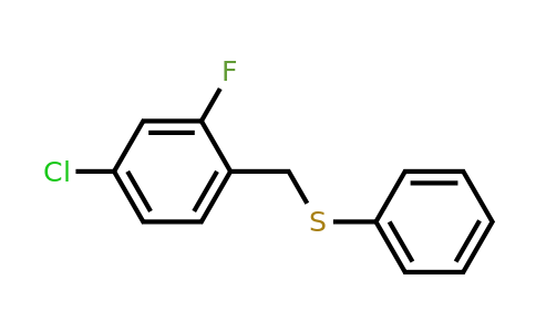 1443344-76-0 | (4-Chloro-2-fluorobenzyl)(phenyl)sulfane