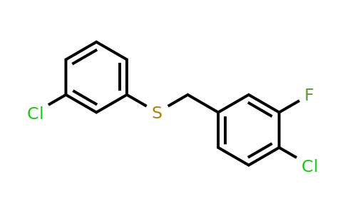 1443344-79-3 | (4-Chloro-3-fluorobenzyl)(3-chlorophenyl)sulfane