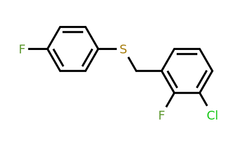 1443344-88-4 | (3-Chloro-2-fluorobenzyl)(4-fluorophenyl)sulfane