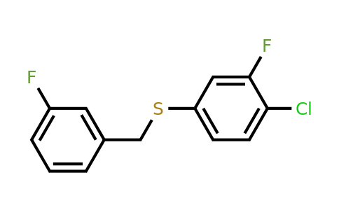 1443345-05-8 | (4-Chloro-3-fluorophenyl)(3-fluorobenzyl)sulfane