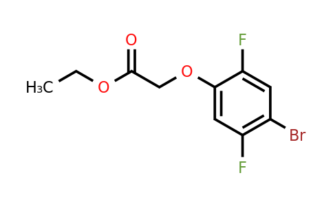 1443345-20-7 | Ethyl 2-(4-bromo-2,5-difluorophenoxy)acetate