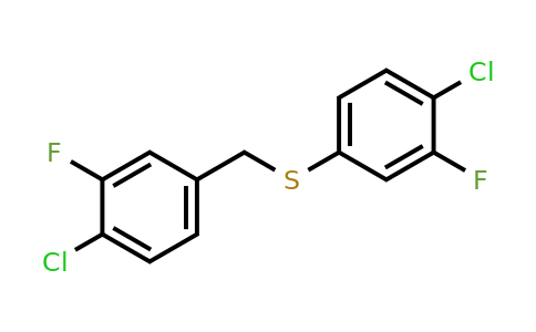 1443345-21-8 | (4-Chloro-3-fluorobenzyl)(4-chloro-3-fluorophenyl)sulfane