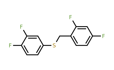 1443345-39-8 | (2,4-Difluorobenzyl)(3,4-difluorophenyl)sulfane
