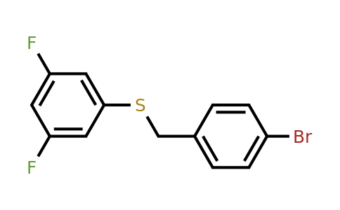 1443345-47-8 | (4-Bromobenzyl)(3,5-difluorophenyl)sulfane