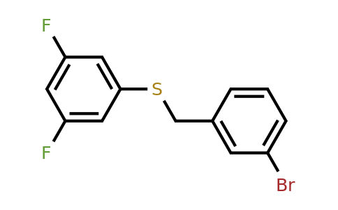 1443345-56-9 | (3-Bromobenzyl)(3,5-difluorophenyl)sulfane