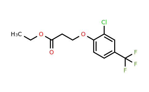1443345-65-0 | Ethyl 3-(2-chloro-4-(trifluoromethyl)phenoxy)propanoate