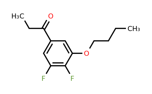 1443345-74-1 | 1-(3-Butoxy-4,5-difluorophenyl)propan-1-one