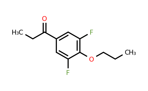 1443345-92-3 | 1-(3,5-Difluoro-4-propoxyphenyl)propan-1-one