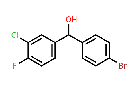 1443345-95-6 | (4-Bromophenyl)(3-chloro-4-fluorophenyl)methanol