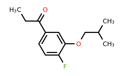 1443346-19-7 | 1-(4-Fluoro-3-isobutoxyphenyl)propan-1-one