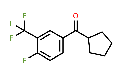 1443346-63-1 | Cyclopentyl(4-fluoro-3-(trifluoromethyl)phenyl)methanone