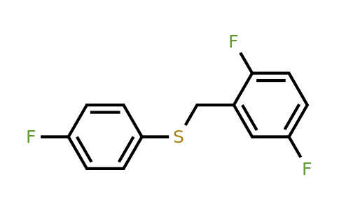 1443347-14-5 | (2,5-Difluorobenzyl)(4-fluorophenyl)sulfane