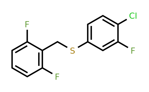 1443347-33-8 | (4-Chloro-3-fluorophenyl)(2,6-difluorobenzyl)sulfane